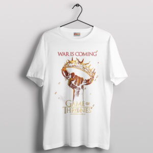 Game of Thrones Royalty Crown Graphic White T-Shirt