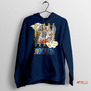 Gear 5 Evolution One Piece Luffy Navy Hoodie