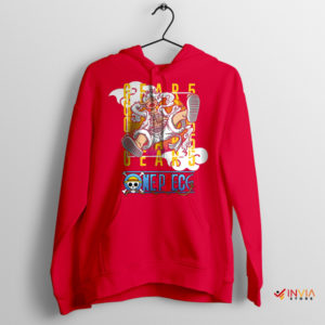 Gear 5 Evolution One Piece Luffy Red Hoodie