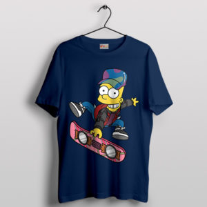 Get Ready to Roll with Bart Skate Navy T-Shirt