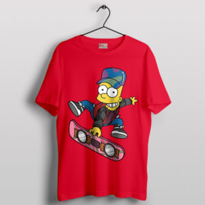 Get Ready to Roll with Bart Skate Red T-Shirt