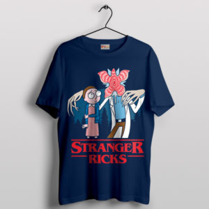 Get Schwifty Demogorgon Stranger Things Navy T-Shirt