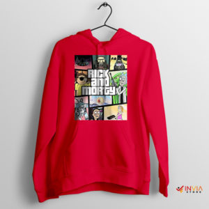 Get Schwifty Game Grand Theft Auto 5 Red Hoodie