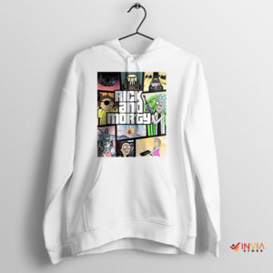 Get Schwifty Game Grand Theft Auto 5 White Hoodie