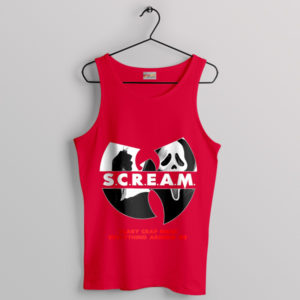 Ghostface Mask Scream Wu-Tang Red Tank Top