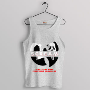 Ghostface Mask Scream Wu-Tang Sport Grey Tank Top