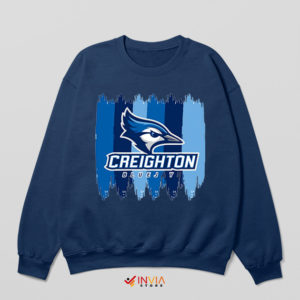 Go Creighton Bluejays Graphic Navy Sweatshirt