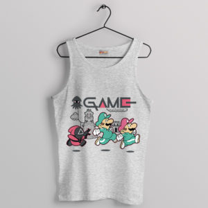 Go Go Squid Game Season 2 Mario Sport Grey Tank Top