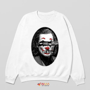 God Save Madness Joker Folie à Deux White Sweatshirt