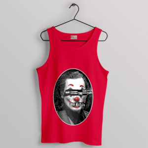 God Save Revolution The Clown Joker Red Tank Top