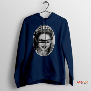 God Save the Queen Madonna Navy Hoodie