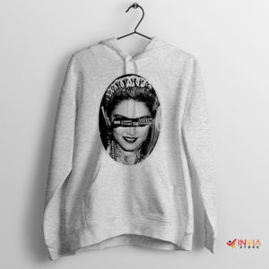 God Save the Queen Madonna Sport Grey Hoodie