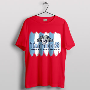 Goheels Football Mascot Graphic Red T-Shirt