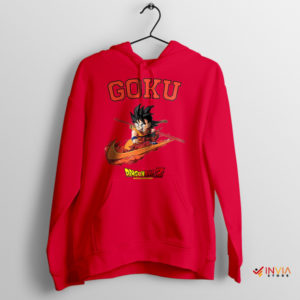 Goku Adventure with Nike Dragon Ball Red Hoodie