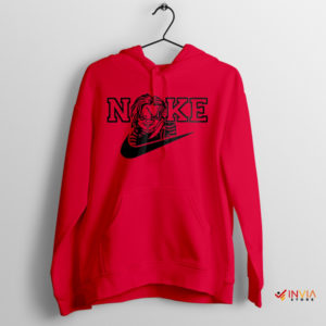 Good Guys Chucky Nike Swoosh Red Hoodie