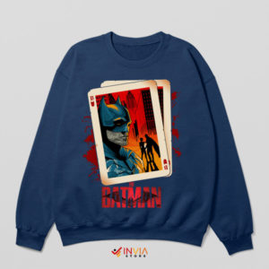 Gotham's Ace The Batman Card Navy Sweatshirt