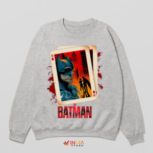 Gotham's Ace The Batman Card Sport Grey Sweatshirt