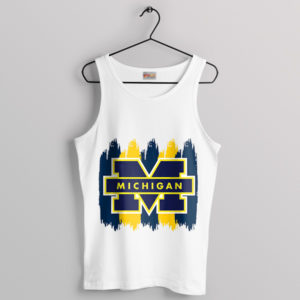 Graphic Art Michigan Wolverines Tank Top