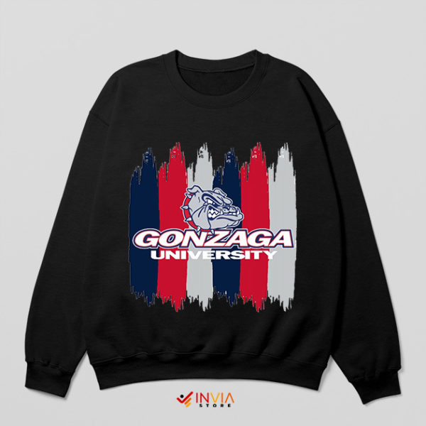 Graphic Art Spike the Bulldog Black Sweatshirt