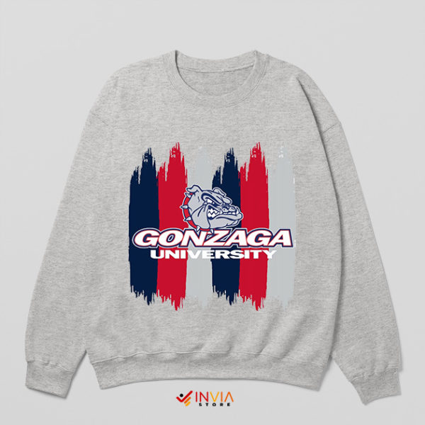 Graphic Art Spike the Bulldog Sport Grey Sweatshirt