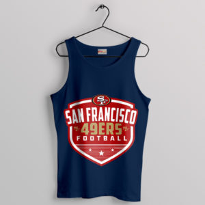 Graphic Merch 49ers Play Today Navy Tank Top