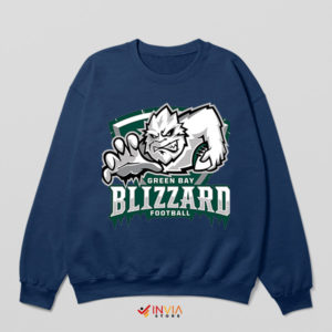 Green Bay Blizzard Gridiron Gear Navy Sweatshirt