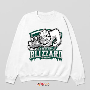 Green Bay Blizzard Gridiron Gear White Sweatshirt