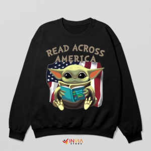 Grogu Reading Adventure RAA Black Sweatshirt