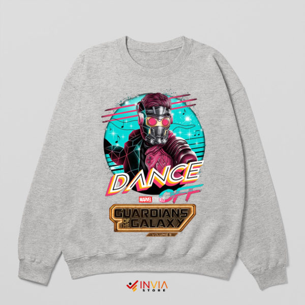 Guardians 3 Star Lord Dance Off Sport Grey Sweatshirt