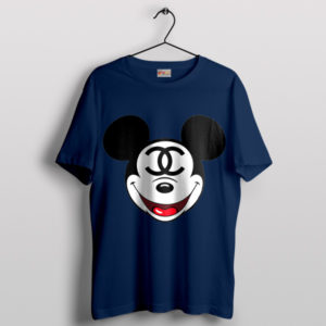 Halloween Mickey Luxury Fashion Head Navy T-Shirt