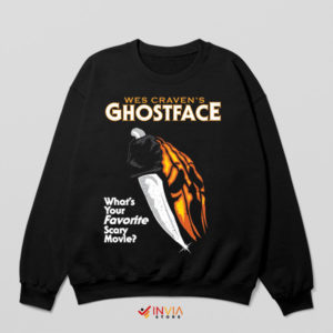 Halloween in Retro Style with Ghostface Sweatshirt