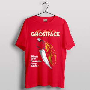 Hauntingly Cool Ghostface Halloween 1978 Red T-Shirt