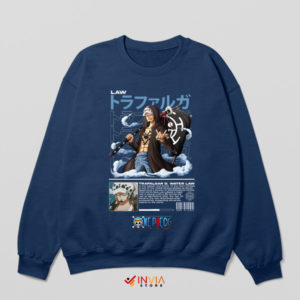 Heart Pirates Trafalgar Law Navy Sweatshirt