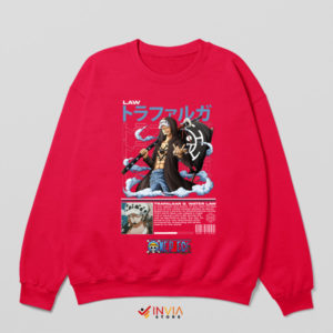 Heart Pirates Trafalgar Law Red Sweatshirt