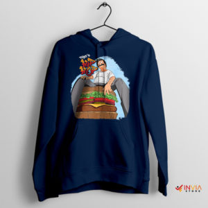 Hip Hop Bob's Burgers Thanksgiving Navy Navy Hoodie