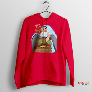 Hip Hop Bob's Burgers Thanksgiving Red Hoodie