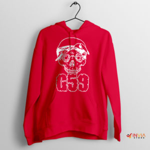 Hip-Hop Enthusiast G 59 Records Red Hoodie