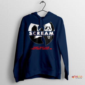 Hip-Hop Ghostface Scream Wu-Tang Navy Hoodie