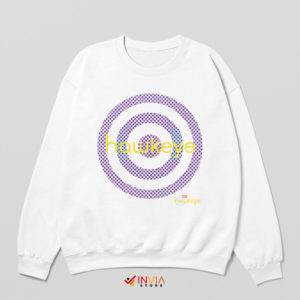 Hitting the Mark Hawkeye Series White Sweatshirt