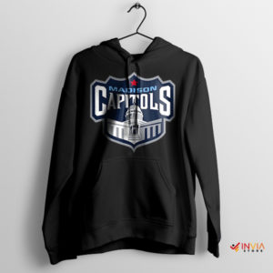 Hockey Season Madison Capitols Black Hoodie