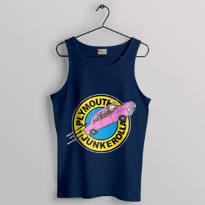 Homer Car Plymouth Junkerolla Navy Tank Top