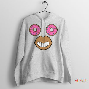 Homer Face Donut Recipe Sport Grey Hoodie