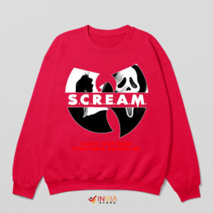 Horror Ghostface Wu-Tang Clan Red Sweatshirt