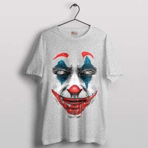 Horror Joker Face Arthur Fleck Sport Grey T-Shirt