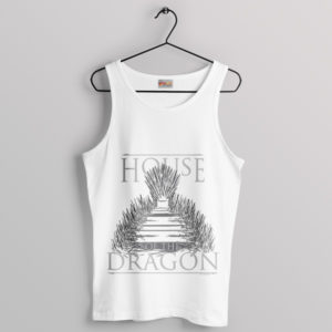 House of the Dragon Iron Throne White Tank Top