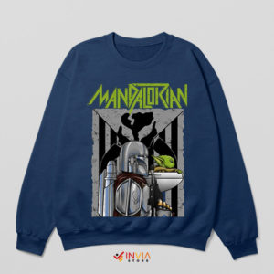 Hunting Team Boba Fett with Grogu Navy Sweatshirt