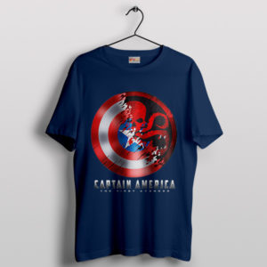 Hydra Skull Vibranium Shield Captain T-Shirt