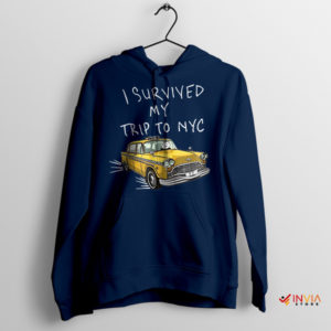 I Survived My Trip to NYC Scene Navy Hoodie