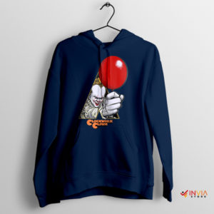 IT Movie Universe A Clockwork Clown Navy Hoodie