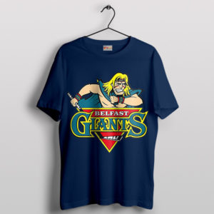 Ice Hockey Fanwear Belfast Giants Navy T-Shirt